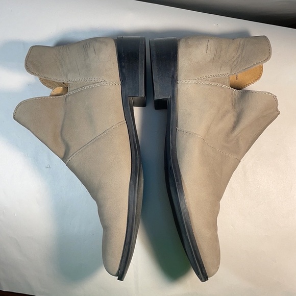 Lucky Brand Leather Paramo Bootie Titanium Ankle Boots Gray Women's - Picture 3 of 15